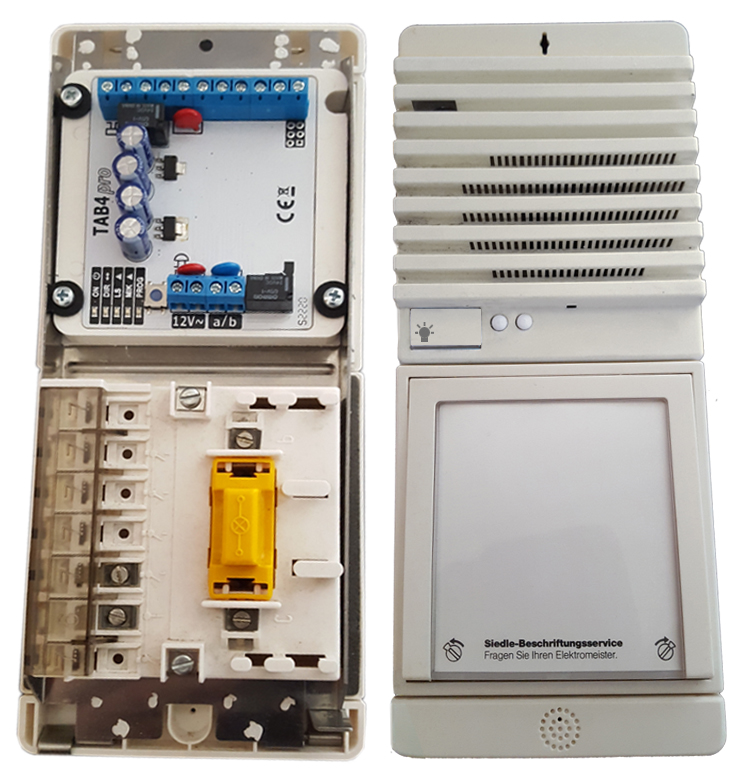 TAB4-DClite für Siedle Vario TLM 511 TAB4-DClite für Siedle Vario TLM 511